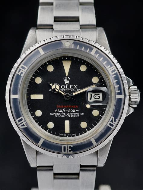 rolex gold 1975|1975 rolex red submariner.